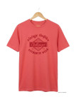 CHALLENGER TEE3003C - Tee-shirt orange corail coton jersey
