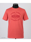 CHALLENGER TEE3003C - Tee-shirt orange corail coton jersey