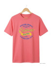 CHALLENGER TEE3004C - Tee-shirt orange corail coton jersey