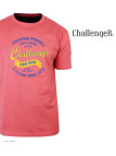 CHALLENGER TEE3004C - Tee-shirt orange corail coton jersey