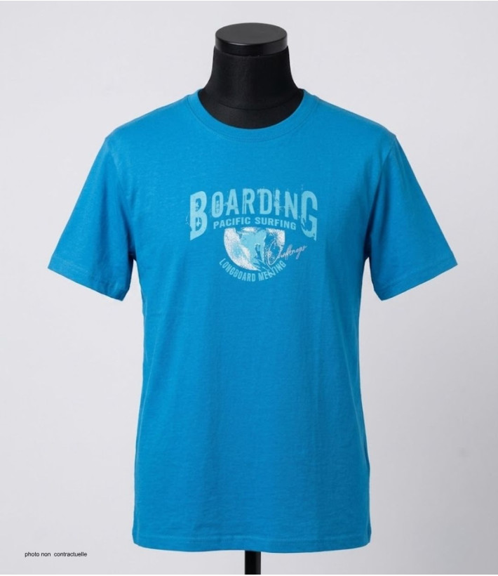 CHALLENGER SOMBRERO1 - Tee-shirt turquoise coton peigné
