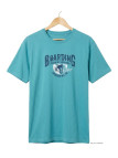 CHALLENGER SOMBRERO2 - Tee-shirt vert coton peigné doux