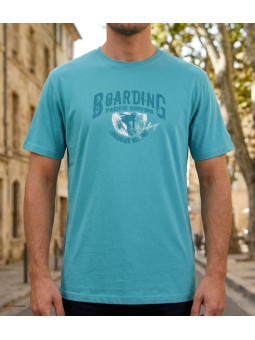 CHALLENGER SOMBRERO2 - Tee-shirt vert coton peigné doux