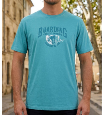CHALLENGER SOMBRERO2 - Tee-shirt vert coton peigné doux