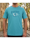CHALLENGER SOMBRERO2 - Tee-shirt vert coton peigné doux