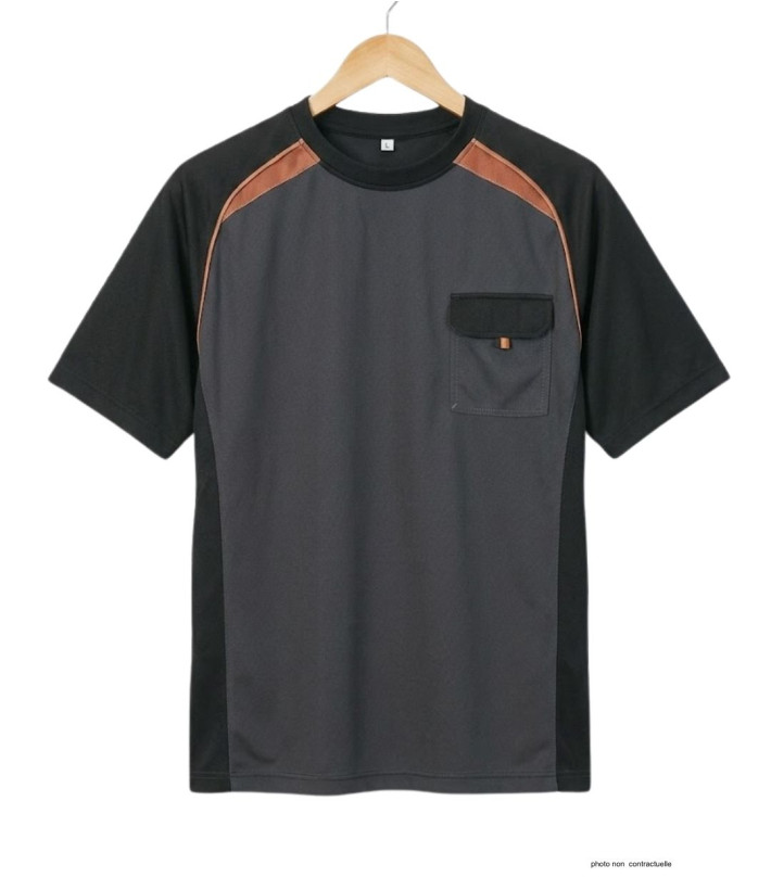 T-shirt 3816GN TERRATREND - Polyester robuste avec poche