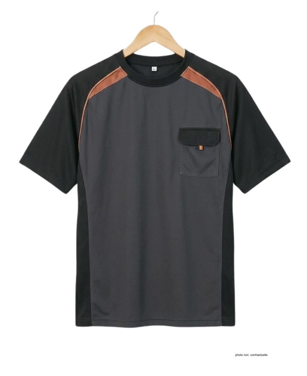 T-shirt 3816GN TERRATREND - Polyester robuste avec poche
