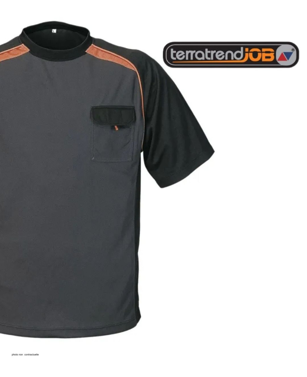 T-shirt 3816GN TERRATREND - Polyester robuste avec poche