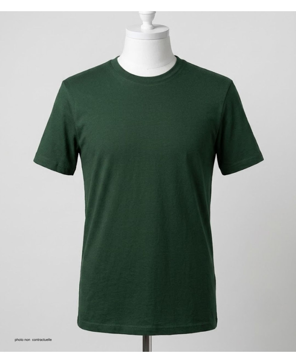 Tee-shirt CHALLENGER 510110U004 Ras du Cou Coton Vert