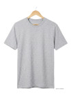 Tee-shirt CHALLENGER 510110U006 Ras du Cou Gris Chiné