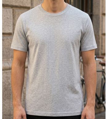 Tee-shirt CHALLENGER 510110U006 Ras du Cou Gris Chiné