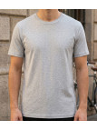 Tee-shirt CHALLENGER 510110U006 Ras du Cou Gris Chiné