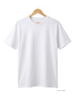 Tee-shirt CHALLENGER 510110U012 Ras du Cou Blanc Coton