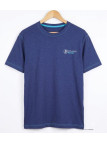 CHALLENGER SANCHO2 : Tee-shirt Homme Coton Flammé Bleu