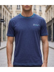 CHALLENGER SANCHO2 : Tee-shirt Homme Coton Flammé Bleu