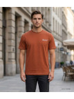 CHALLENGER SANCHO3 : Tee-shirt Homme Coton Flammé Rouille