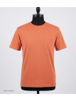 CHALLENGER SHERIF3 — Tee-shirt orange 1 poche en pur coton