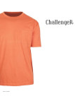 CHALLENGER SHERIF3 — Tee-shirt orange 1 poche en pur coton