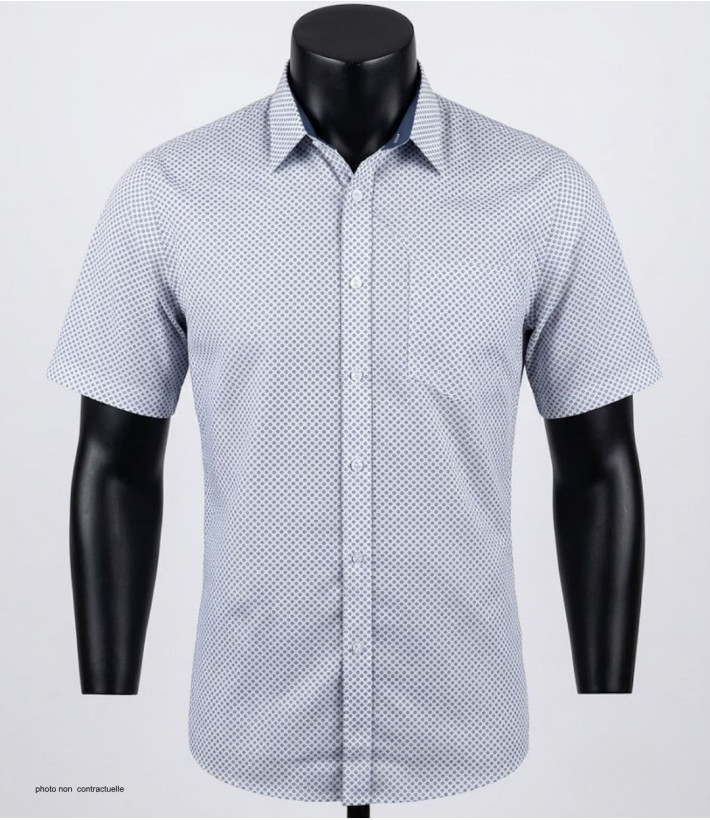 Chemise CHALLENGER CH4033 manches courtes coton confortable