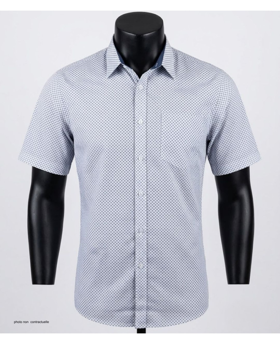 Chemise CHALLENGER CH4033 manches courtes coton confortable