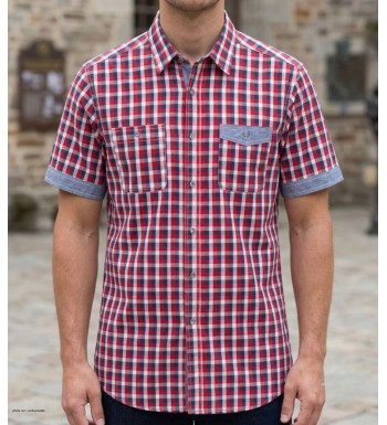 Chemise WINCHESTER TABASCO1 manches courtes coton finitions chambray