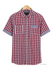 Chemise WINCHESTER TABASCO1 manches courtes coton finitions chambray
