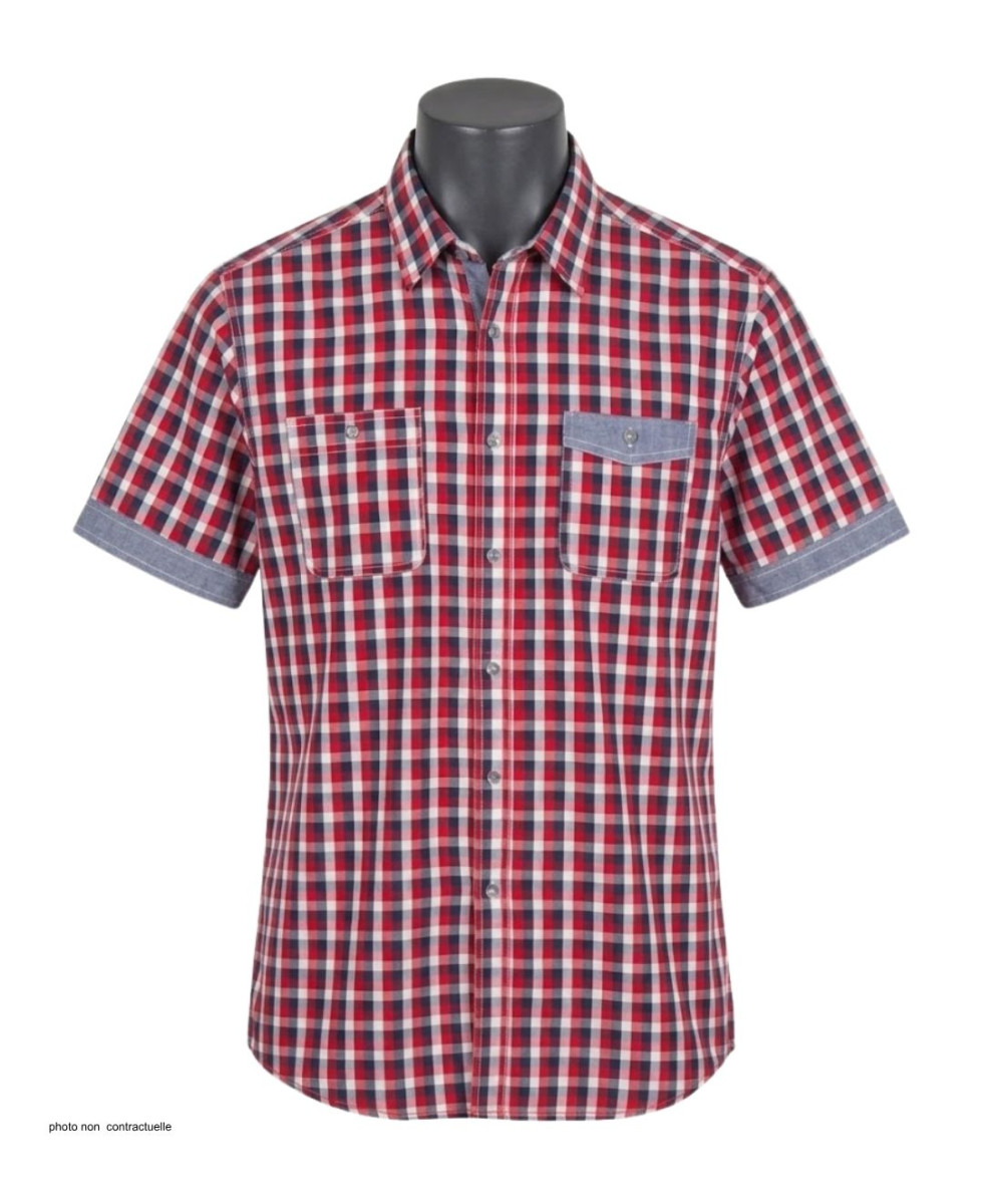 Chemise WINCHESTER TABASCO1 manches courtes coton finitions chambray
