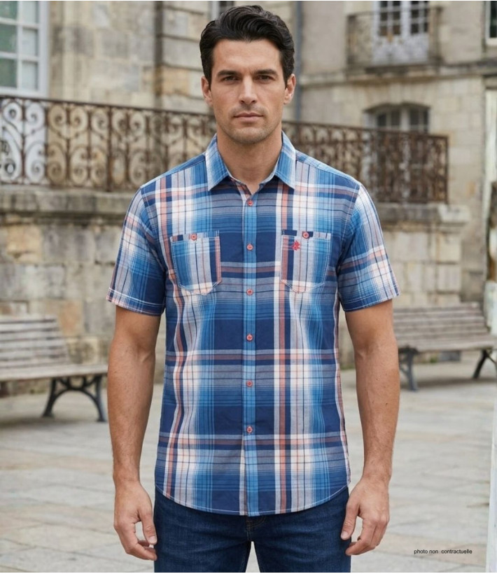Chemise WINCHESTER TALMO1 manches courtes coton respirant