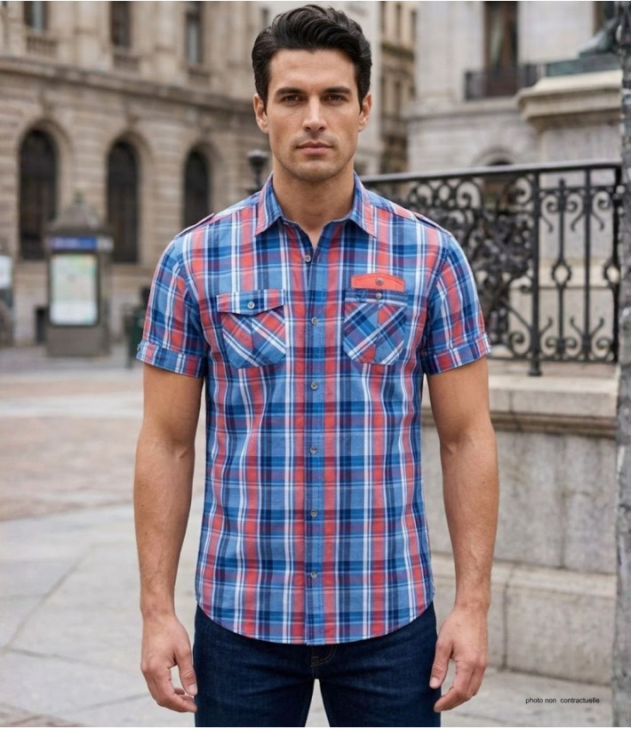 Chemise WINCHESTER TAMPA2 manches courtes coton respirant