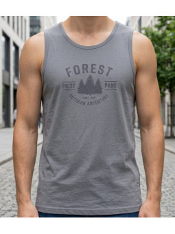 Débardeur sport pour homme de couleur grise modèle SARMENT2 de la marque CHALLENGER en jersey de coton.