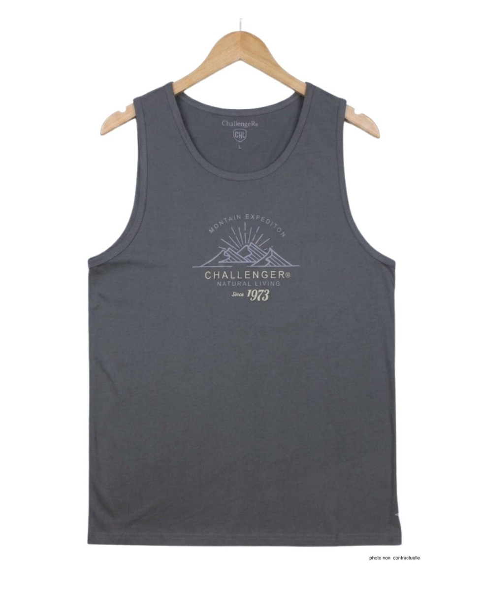 Débardeur Homme Challenger Sulki 2 Gris – Confort 100% Coton