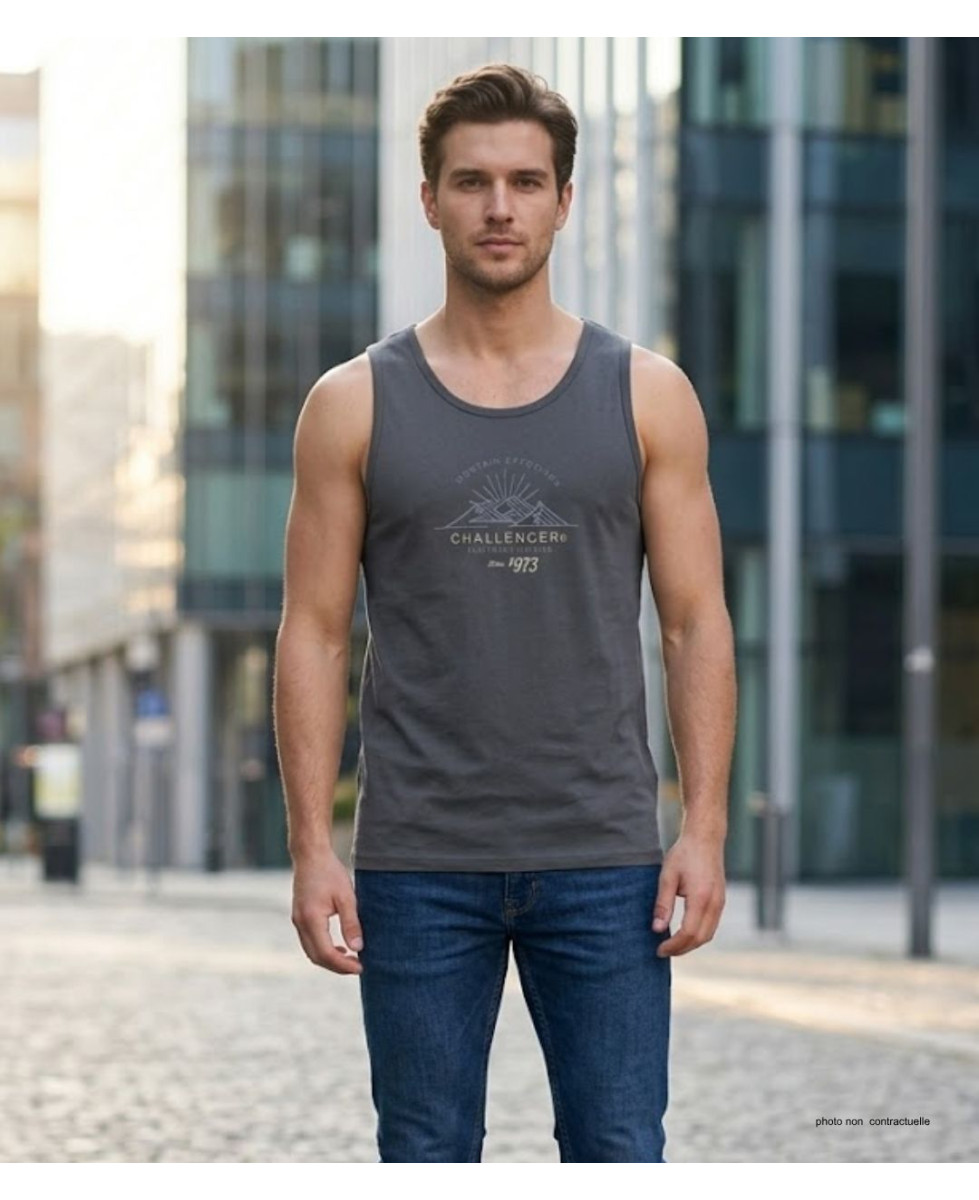 Débardeur Homme Challenger Sulki 2 Gris – Confort 100% Coton
