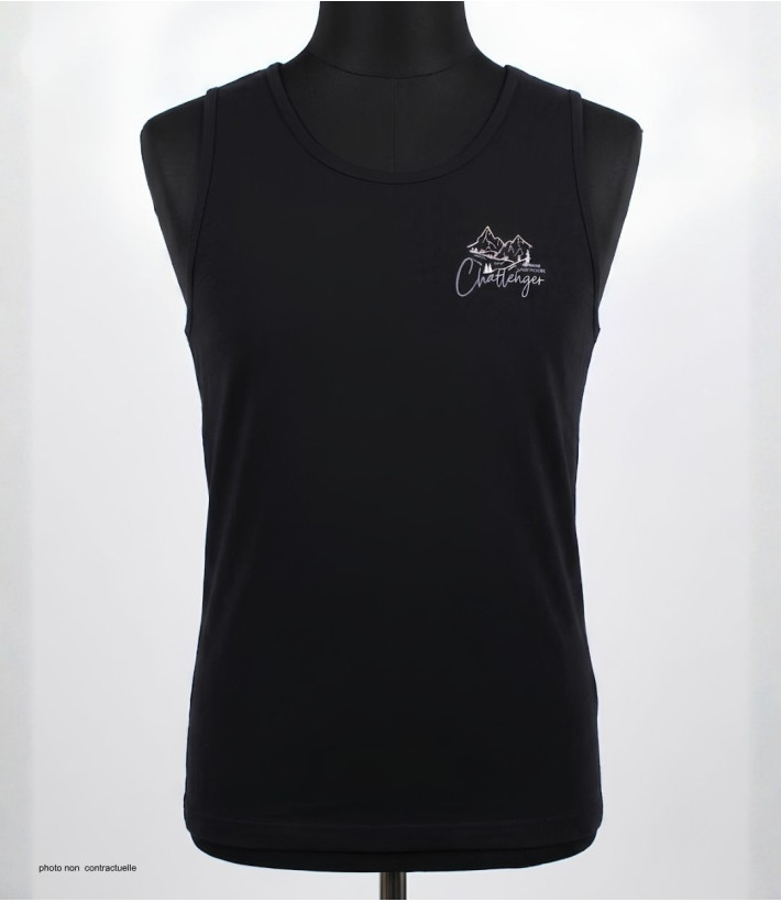 Débardeur Homme Challenger Start 2 Noir – Confort 100% Coton