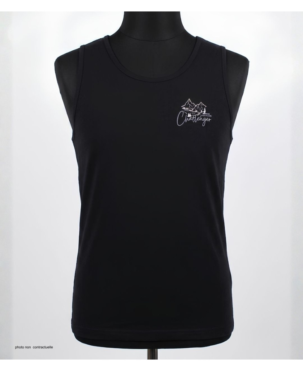 Débardeur Homme Challenger Start 2 Noir – Confort 100% Coton