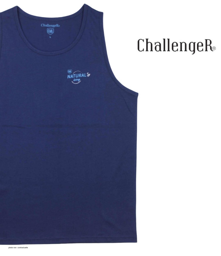 Débardeur Homme Challenger Spoke 2 Marine – Confort Coton