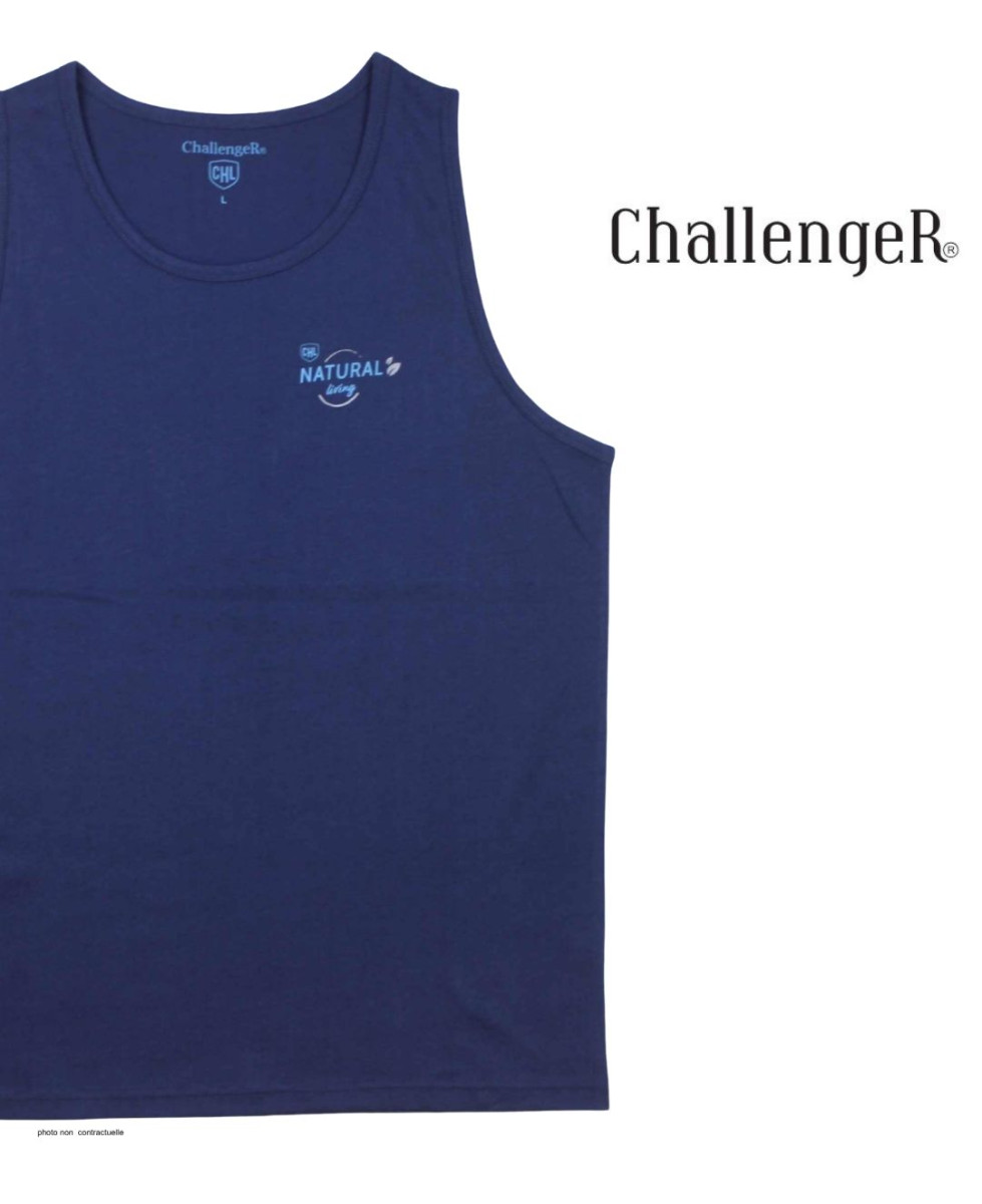 Débardeur Homme Challenger Spoke 2 Marine – Confort Coton