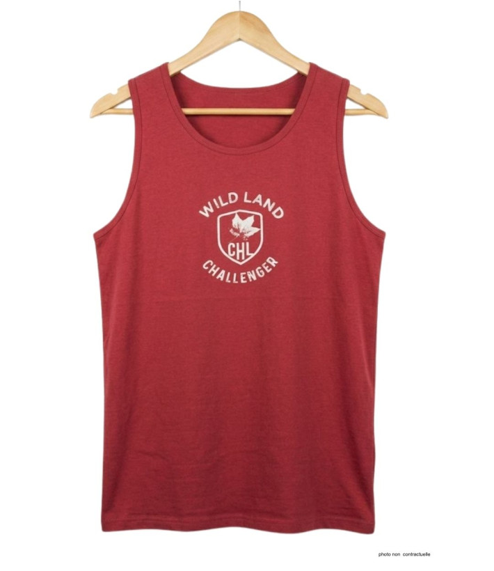 Débardeur Challenger SORRY2 Bordeaux | Coton Jersey 160g