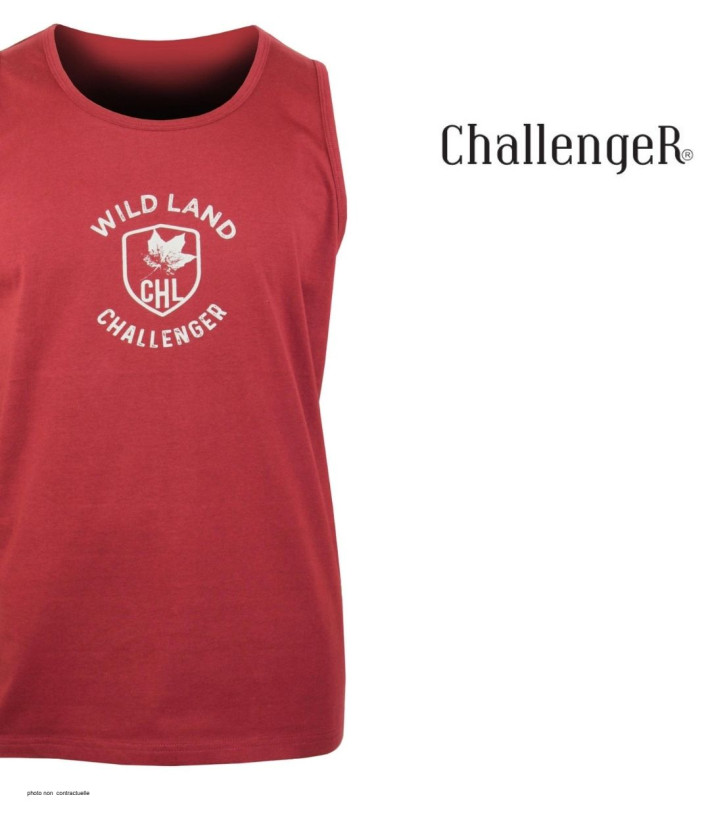 Débardeur Challenger SORRY2 Bordeaux | Coton Jersey 160g