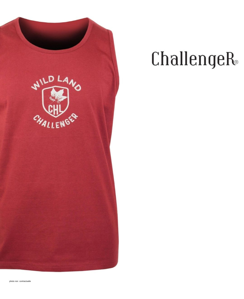 Débardeur Challenger SORRY2 Bordeaux | Coton Jersey 160g