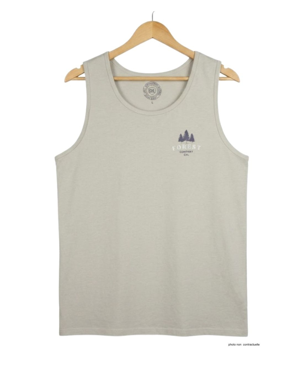 Débardeur Challenger SLAVE Beige | 100% Coton Confort