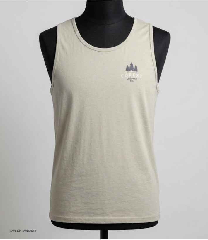Débardeur Challenger SLAVE Beige | 100% Coton Confort