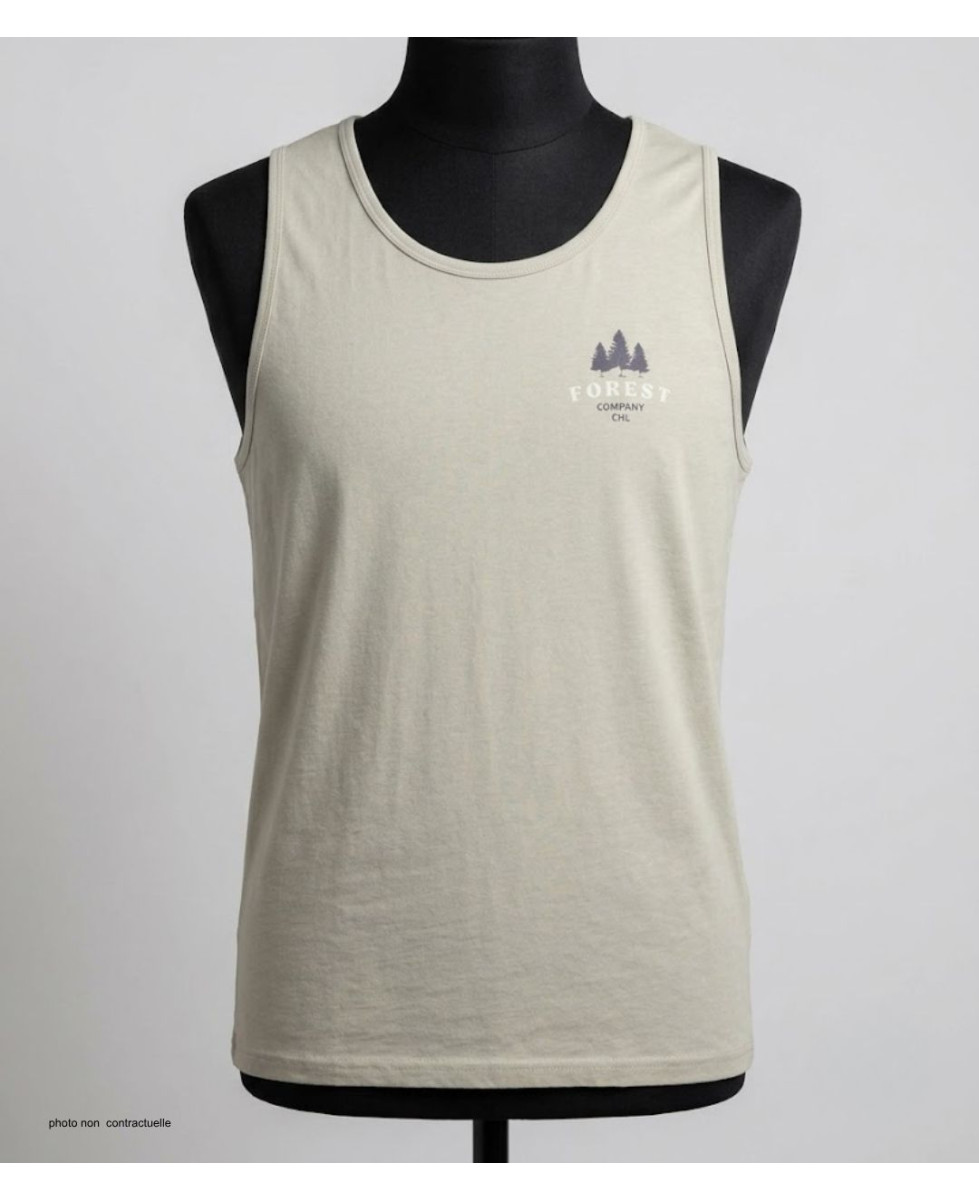 Débardeur Challenger SLAVE Beige | 100% Coton Confort