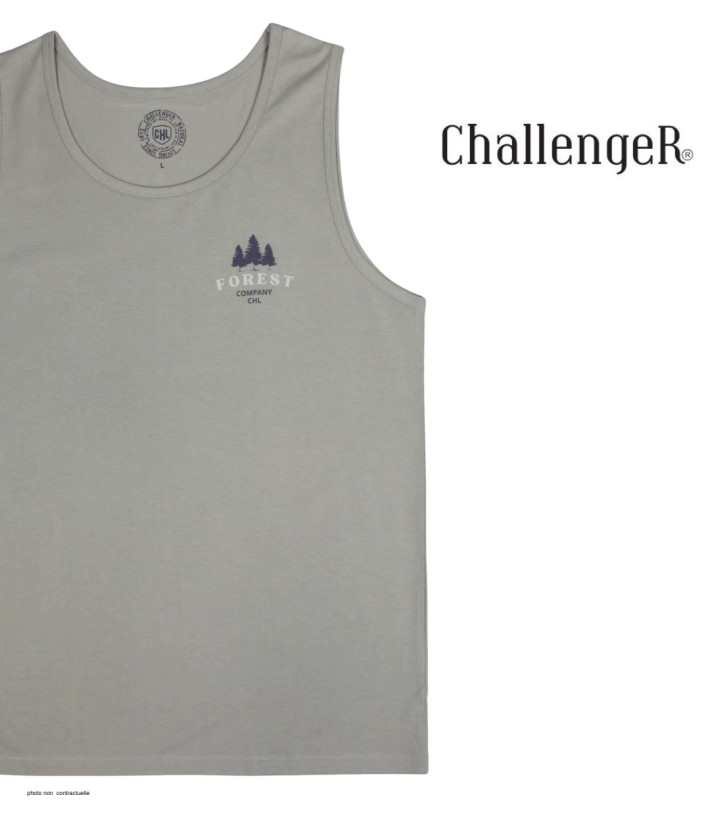 Débardeur Challenger SLAVE Beige | 100% Coton Confort