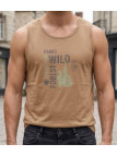 Débardeur Challenger SIG1 Camel | Coton Jersey 160g