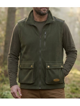 Gilet chasse polaire LEDERTYS LY0304 Kaki | Carnier & Renforts