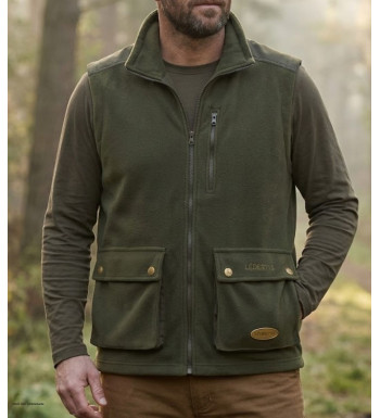 Gilet chasse polaire LEDERTYS LY0304 Kaki | Carnier & Renforts