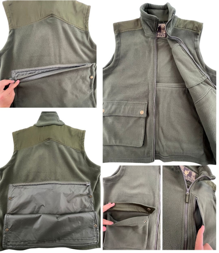 Gilet chasse polaire LEDERTYS LY0304 Kaki | Carnier & Renforts