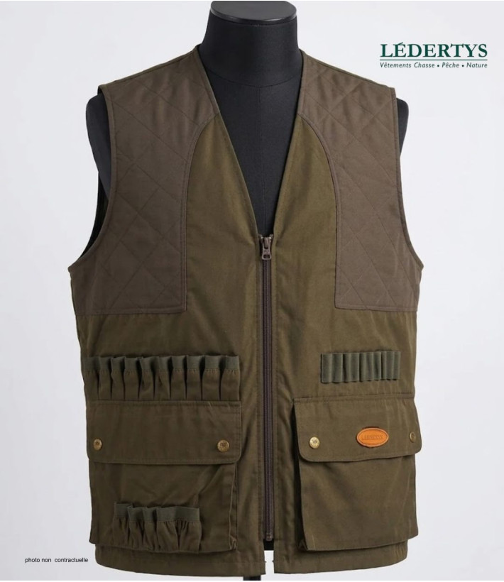 Gilet Traqueur LEDERTYS LY0208 | Bi-Matière & Renforts
