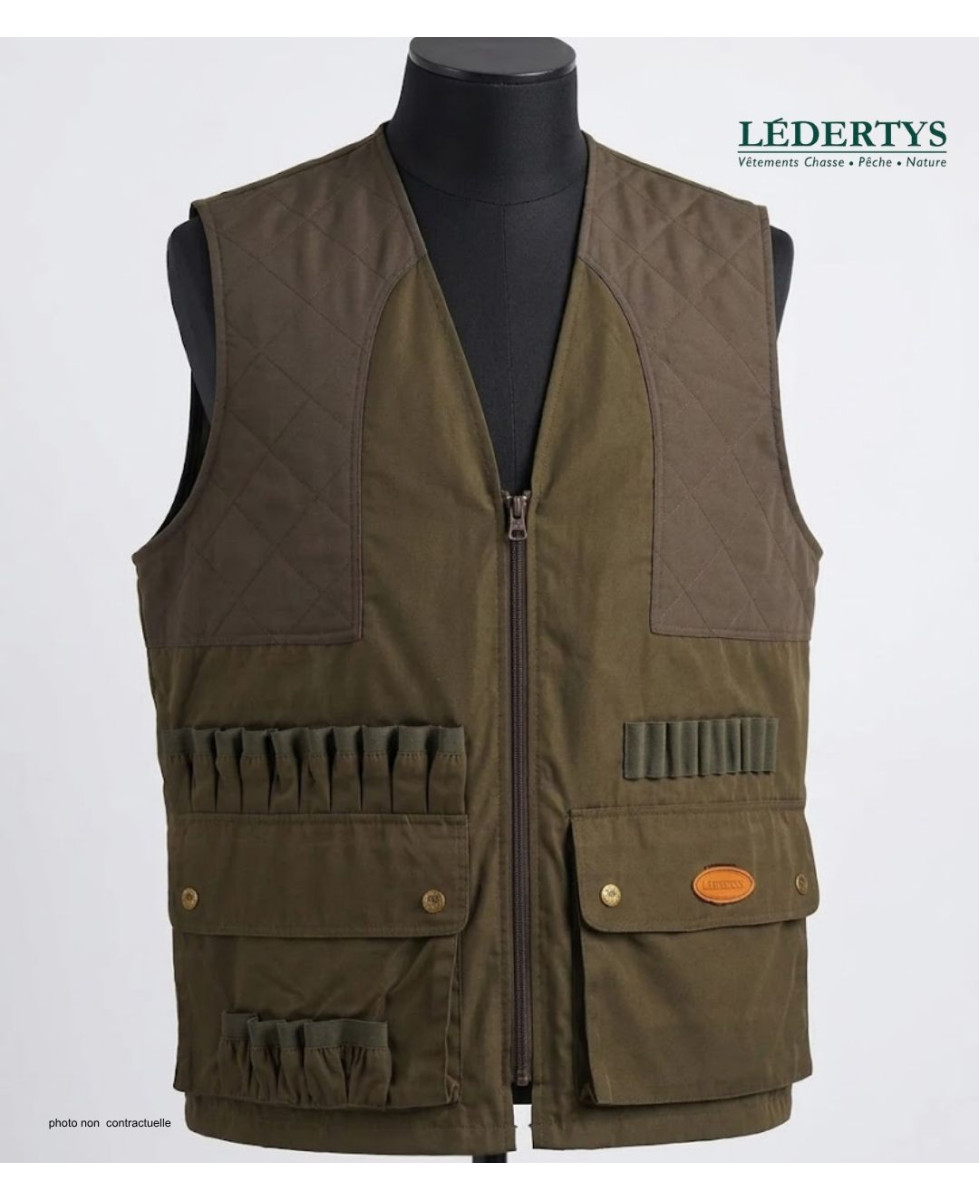Gilet Traqueur LEDERTYS LY0208 | Bi-Matière & Renforts
