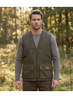 Gilet Traqueur LEDERTYS LY0208 | Bi-Matière & Renforts